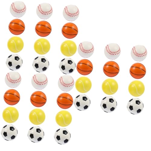 FRCOLOR 36 STK Spielzeugball für Haustiere Hund spielt Spielzeug Ball für Hunde Kinderspielzeug Kinder fußball Ballspielzeug für Hunde Hund Pu-Ball kauen Tennis Pet-Ball von FRCOLOR