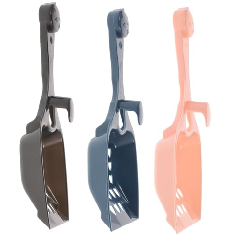 FRCOLOR 3St Schaufel für Katzenstreu Hundekotschaufeln Katzenkot katzenklo zubehör cat Litter Shovel Welpe Haustier Katze Sandschaufel Kotfilterzubehör aushöhlen Hündchen Sieb von FRCOLOR