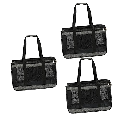 Reiserucksack 3St Tasche für Haustiere Reisehandtasche Tragetasche für Katzen Tasche für Haustierkatzen kleine hundekatze Tragetasche atmungsaktiv Tasche aus Haustier Katze Gurt von FRCOLOR