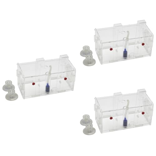 FRCOLOR Aquarium 3er-Box Inkubator Zur Von Fischbecken Fischnetz Für Aquarien Aquarien-isolationsbehälter Geburtsbecken Für Fische Zuchtnetz Für Aquarien Kleiner Fisch Terrarium von FRCOLOR