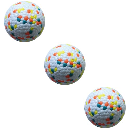 FRCOLOR 3st Hundespielzeugball E-TPU Haustierzubehör Großer Hund von FRCOLOR