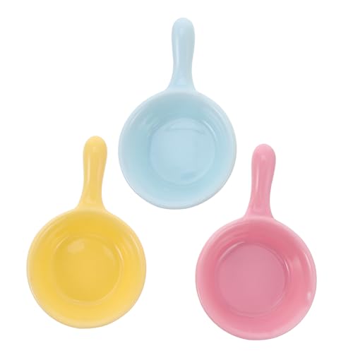 FRCOLOR Futternapf-Set Für Haustiere 3-teilig Futternäpfe Aus Keramik Futter- Und Wassernapf Für Haustiere Für Kleintiere Sicher Einfache Reinigung von FRCOLOR