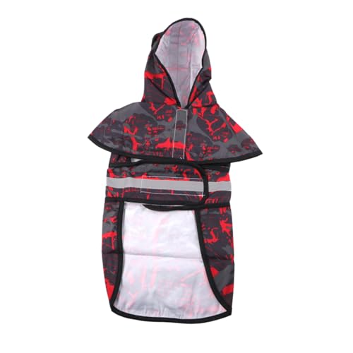 FRCOLOR 3st Regenjacke Für Hunde Hund Regen Reflektierende Regenjacke Sprunganzüge Doggy Regenmantel Regenponcho Für Hunde Pullover Strampler Regenanzüge Haustier Regenkleidung von FRCOLOR