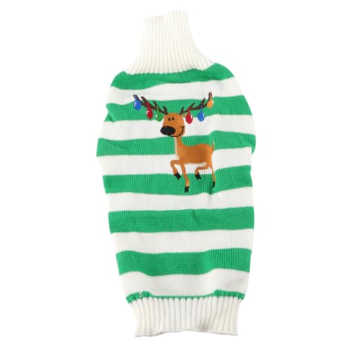 FRCOLOR 3st Kätzchenkleidung Für Kätzchen Ostern Hundekostü Hundeweihnachtspullover Kleidung Für Welpenmädchen Winterkleidung Für Kleine Hunde Santa Hundekostü Großer Hund Weihnachtstuch von FRCOLOR