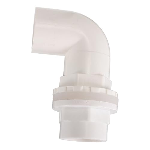 FRCOLOR 4 Stück Aquarium Wasser Rohr Verbindung Adapter Für Hochdruckreiniger Schnellkupplungen Für Gartenschläuche Verbinder Rohrverschraubung Wasserrohr Weiß Zubehör PVC von FRCOLOR