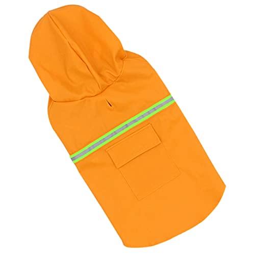 FRCOLOR 4 Stück Hund Regenmantel Haustierregenmäntel für Hunde Regenmantel für Welpen Regenjacke Hunderegenmäntel für große Hunde wasserdicht Outdoor-Hundelauf-Regenmantel Kleiner Hund von FRCOLOR