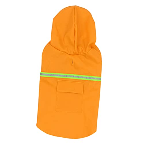 FRCOLOR 4 Stück Hund Regenmantel Großer Hunderegenmantel Regenkleidung Für Hunde Welpenbedarf Hundemantel Hunderegenmantel Für Täglich Hundezubehör Hundebedarf Poncho Mit Hut Nylon von FRCOLOR