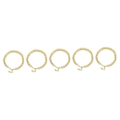 FRCOLOR Kettenhalsketten 5St Hundekettendekoration Halskette mit Hundekette eine Halskette Golddekor Hund Goldkette Halsband Hundekettenverzierung Haustierkette schmücken Zubehör von FRCOLOR