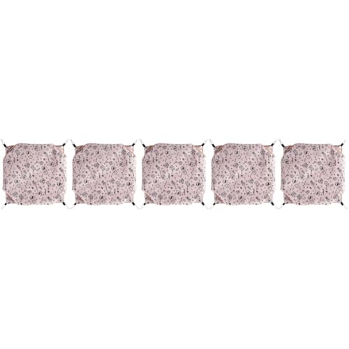 FRCOLOR 5st Haustier Hängematte Spielzeug Polyester-TAFT Hamsterkäfig Kleiner Hamster von FRCOLOR