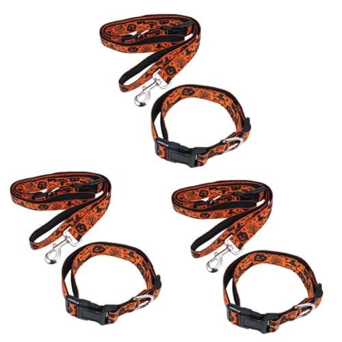 Welpenhalsband 6 STK Haustierhalsband Für Kleine Hunde Kürbis Hundeleine Hundehalsbänder Für Welpen Verstellbares Hundehalsband Haustier Hundehalsband Halloween Haustierzubehör von FRCOLOR