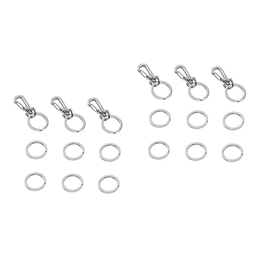 FRCOLOR 6 Sätze Auto Haustiere Hundeclips Hundemarken-Clip Edelstahlklammern Hund nippt Etikett Hundemarken-Schnellclips Tiermarken-Clip Haustiermarken-Schnellclips Metall Haustierzubehör von FRCOLOR