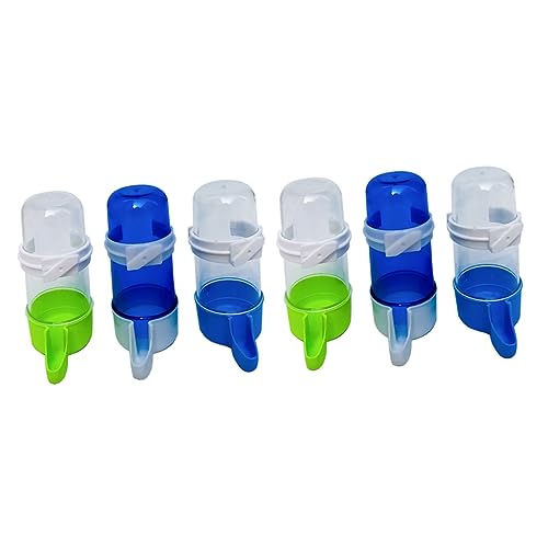 FRCOLOR 6St Automatischer Trinkbrunnen Haustier-Wasserflasche Vogeltränke für Käfig vogelfutterspender vogelfutterhäuschen Wasserschale der Vögel Werkzeug zum Füttern von Haustieren groß FRCOLOR 6St Automatischer Trinkbrunnen Haustier-Wasserflasche Vogeltränke für Käfig vogelfutterspender vogelfutterhäuschen Wasserschale der Vögel Werkzeug zum Füttern von Haustieren groß von FRCOLOR