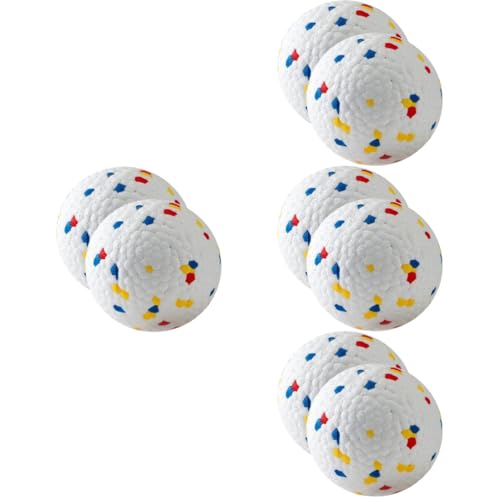 FRCOLOR 8 STK Hüpfender Ball Beißspielzeug Für Welpen Hundezahnplüsch Hundespielzeug Für Kleine Hunde Zahnspielzeug Für Welpen Welpen-backenzahnkauer Spielzeugball Kauen E-TPU-Material von FRCOLOR