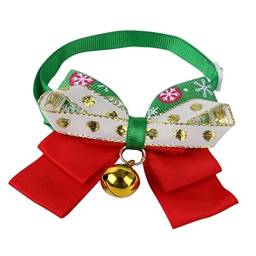 FRCOLOR Cartoon-hundehalsband Weihnachten Katzenkostüm Katzenfliege Katzenhalsband Für Den Außenbereich Halsband Für Den Hundeurlaub Weihnachts-hundehalsband Trompete Stoff Weißer Punkt von FRCOLOR