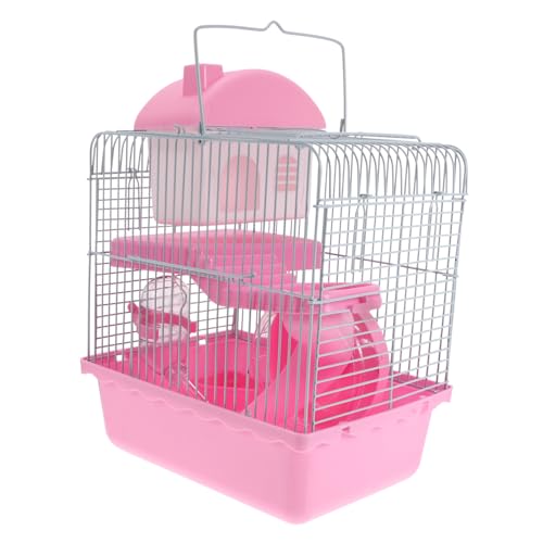 FRCOLOR Hamsterkäfig Lebensräume Für Kleintiere Igel Nesthaus Für Haustiere Hamsterschloss Rennmaus-versteck Hamster-reisekäfig Haustierversteck Spielzeug Plastik Reisen Kleines von FRCOLOR