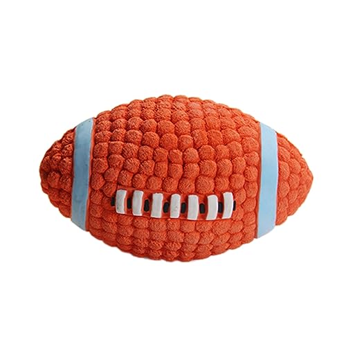 FRCOLOR Haustier Hund Sport Rugby Hund Beschäftigtes Spielzeug Kauspielzeug Für Welpen Welpenspielzeug Sportspielzeug Trainingsbälle Für Hunde Hunde-Rugby-bälle Kauen Gummi Tennis von FRCOLOR