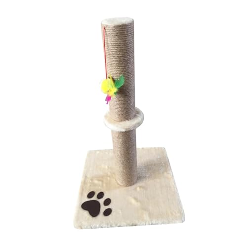 FRCOLOR Haustier Kletterpfosten Für Katzen Katzenkratzbaum Kletterspielzeug Für Katzen Katze Katzenhaus Aktivitätsturm Für Kätzchen Katzenhöhle Hölzern Faltbar Kratzaufkleber Für Katzen von FRCOLOR