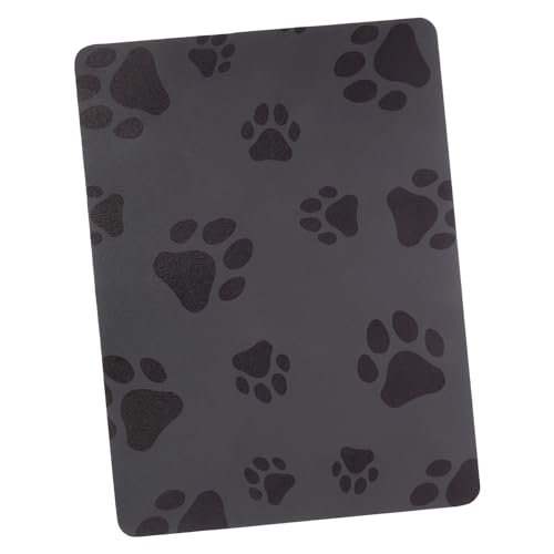 FRCOLOR Haustiere Haustier Tischset Futtermatte Für Welpen Wasserspendermatte Trinkpad Für Hunde Futtermatte Für Katzen Pfote Faltbar Katzenfutter Kieselalgenschlamm-pu-Haut von FRCOLOR