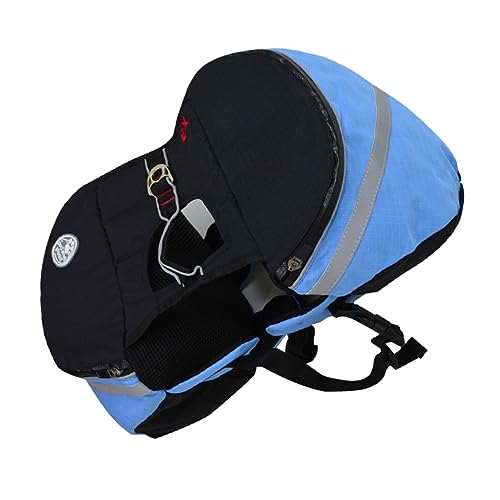 FRCOLOR Hunderucksack Hunde Reisen Campingausrüstung für Hunde Reiserucksack Welpengeschirr Hund satteltasche Camping Rucksack für Hunde zu Fuß Hunde Rucksack Sporttasche Gurt Hundetasche von FRCOLOR