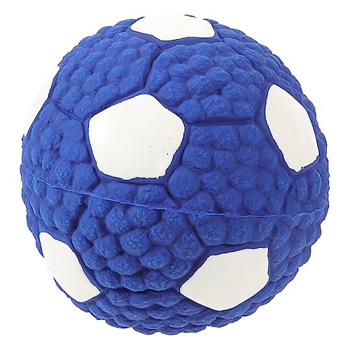 FRCOLOR Quietsch-fußball für Backenzähne Interaktives Haustierspielzeug für Hunde Spielzeug Zur Zahnungshilfe Quietschender Ton Lustiges Hundespielzeug 9 5 cm von FRCOLOR