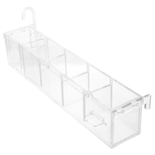 FRCOLOR Kasten Filter Für Fischbecken Wasseraufbereitungsbox Saubere Aquarienbox Aquarienbedarf Aquarium Reinigung Filterbox Für Aquarien Reinigungsfilterbox Sieb Zubehör Extern Acryl von FRCOLOR