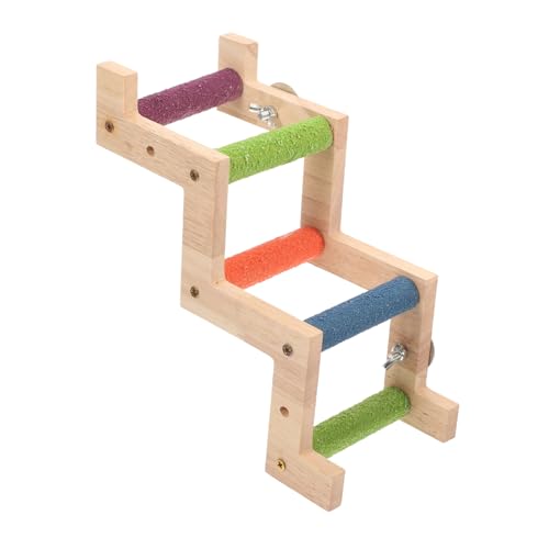 FRCOLOR Kletterleiter für Papageien Kletterbrücke für Haustierpapageien Käfigleiter für Papageien nager Spielzeug Bird Toys schaukel Sittich Hängeleiter für Papageienkäfig Vogel von FRCOLOR