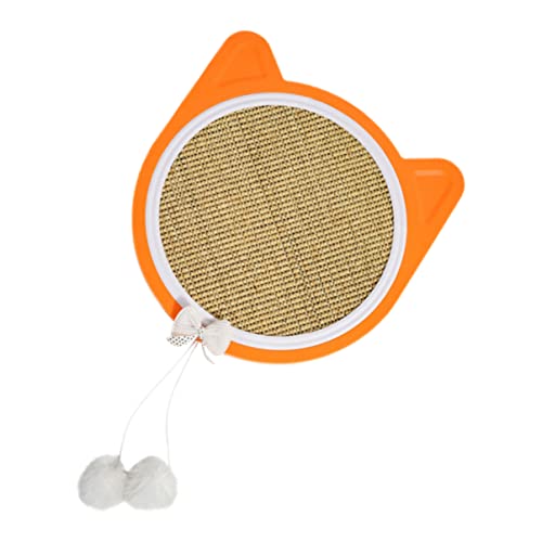 FRCOLOR kratzbaum für Katzen Anti- -Pads für Katzen Katzenkratzbrett aus Sisal katzenspielzeug sisal kratzbrett Muschisauger Cartoon-Teppich Kratzpad Katzenkratzer mit Saugnapf von FRCOLOR