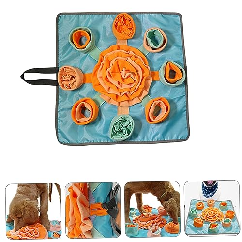 FRCOLOR Puzzle-Spielzeug Pet Sniffing Pad Hund schnüffeln Interaktives Feed-Spiel Spielzeug Haustier schnüffelmatte für Hunde schnüffelkissen für Hunde die Katze Riechkissen Lernspielzeug von FRCOLOR