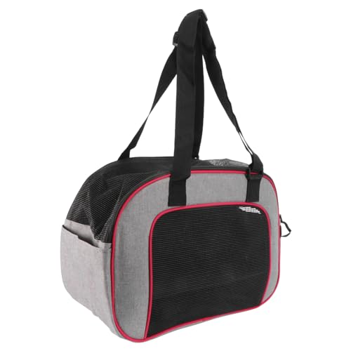 FRCOLOR Reisetasche Für Hund Katzentasche Hund Tragetasche Handtaschenträger Für Welpen Taschenbücher Tragbare Tasche Für Hund Essen Hund Geldbörse Rote Handtasche Lebensmittel Hündchen von FRCOLOR