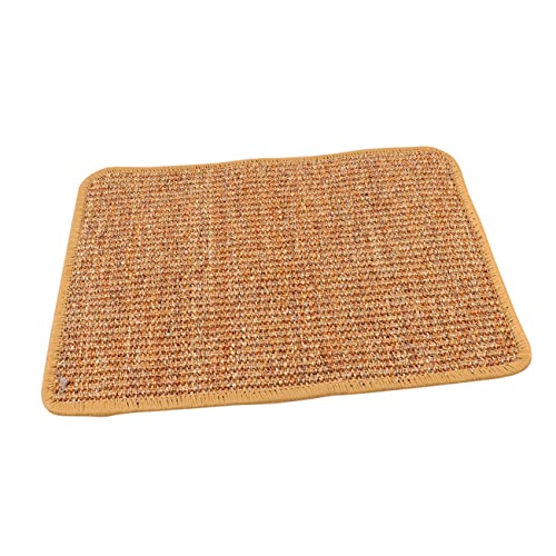 FRCOLOR Sisal Katzen Griff Bodendecke Für Haustiere Klauenschleifpad Katze Necken Matte Spielzeug-Haustiere Katze Schleift Teppich Kätzchen Katzenminze Spielzeug Katzenmühle Sofa von FRCOLOR