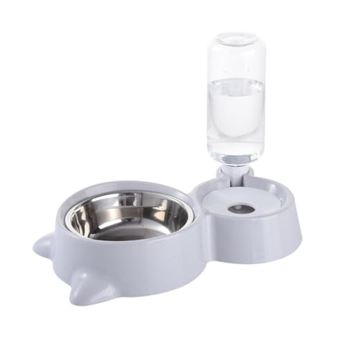 FRCOLOR USB-Wasserspender für Haustiere Frischwasserspender schüssel edelstahlschüsseln Futterautomat für Haustiere automatischer wasserspender Futternapf für Katzen Hundenapf von FRCOLOR