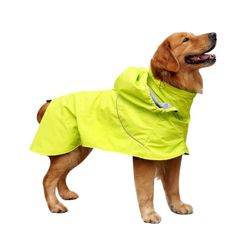 FRCOLOR Wasserdichter Poncho Großer Hunderegenmantel Regenmantel Für Haustiere Regenkleidung Für Haustiere Nylon-hunderegen Hund Regenmantel Regenjacke Für Haustiere Mit Hut von FRCOLOR