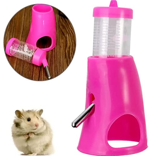 FRCOLOR Niedlich Hamster Trinkflaschen Rostfrei -trinkbrunnen Wasserkocher Aus Edelstahl Guckloch Doppelter Zweck Wasserkocher Edelstahl Wasserflasche Goldener Bär von FRCOLOR