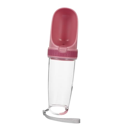 FRCOLOR Wasserkocher Erhöhter Futterautomat Für Hunde Wasserflaschenspender Für Hunde Wasserspender Für Hunde Trinkflasche Haustierzubehör Pc-Cup-körper Draussen Rosa Outdoor-Hund von FRCOLOR