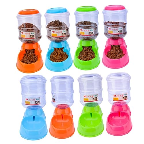 FRCOLOR Wasserschale Futternapf Für Haustiere Automatisch Wasserspender Für Katzen Futterspender Für Katzen Futter- Und Tränkzubehör Für Katzen Trinkwasser Becken Futterautomat Füttern von FRCOLOR