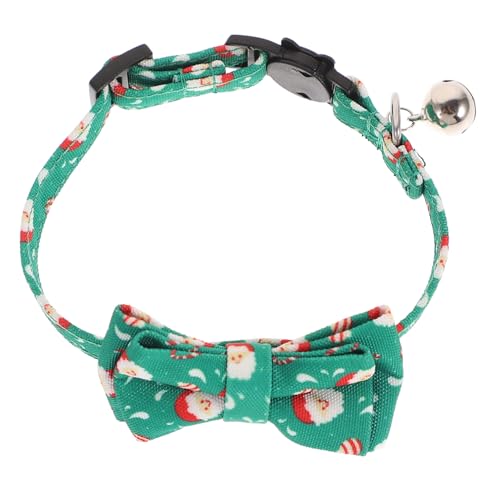 FRCOLOR Verstellbare für Katzen Weihnachts-haustierhalsband Glocke und Fliege Katzenhalskette Glocken von FRCOLOR