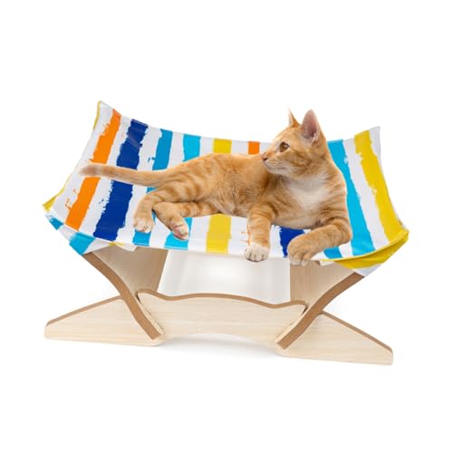 FRCOLOR haustierbett pet Bed haustierfeldbett Indoor-Hängematte Stühle Hängematte hängematten Hängematte im Freien Hängematte für Haustiere Bettrahmen für Haustiere schwer Gurt von FRCOLOR