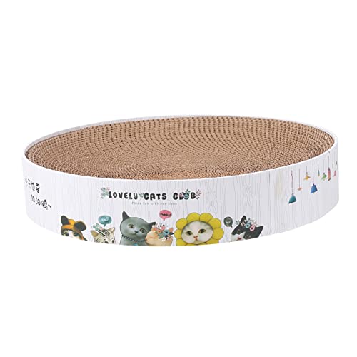 FRCOLOR kratzbaum für Katzen Katzenkratzkarton kratzplatte für Katzen Katze kratzmatte katzenkratzmatte Spielzeug Katzenkratzbrett Schüsselförmiges Kratzbrett für Katzen von FRCOLOR