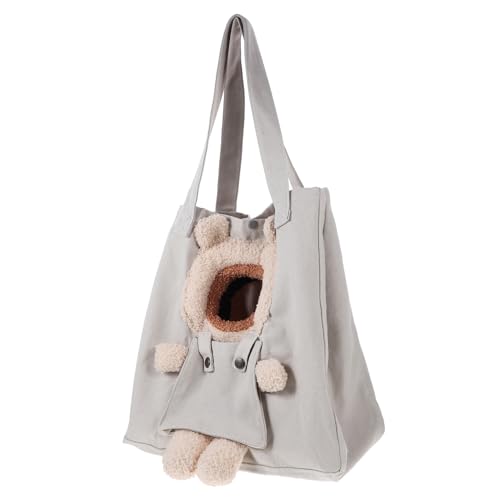 Tragetasche Für Katzen Reisetasche Für Die Reise Tragetasche Für Haustiere Reisetasche Für Katzen Outdoor-Tasche Für Katzen Die Einkaufstasche Reisen Groß Kätzchenkäfig Segeltuch von FRCOLOR