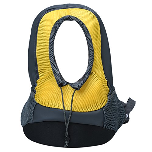 FREDY Neuer Haustier-Hundetrager-Schulter-Rucksack-Beutel Im Freienwandernder Camping-Spielraum-Halter Farbe: Gelb Groesse: M von FREDY