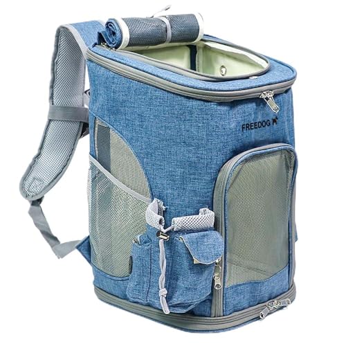 FREEDOG Rucksack K2 Pro Blau, 27 x 27 x 43 cm von FREEDOG