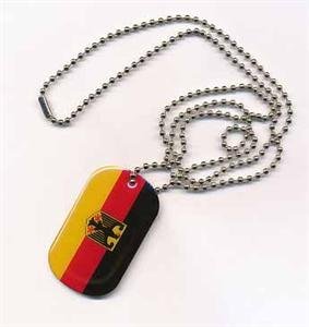 DOG TAG Deutschland Adler Erkennungsmarke Kette Grösse 30 x 50mm - FRIP –Versand® von FRIP –Versand®