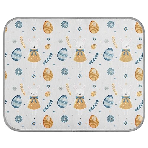 FRODOTGV Bunte Illustration auf blauem Hintergrund, kühlende Isomatte für Hunde/Katzen, Hundekäfig Pad Wiederverwendbare Hunde Haustiere Ice Cool Pads Kühlmatte, klein von FRODOTGV