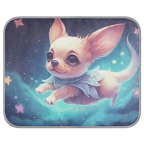 FRODOTGV Flying Puppy Pet Cool Blanket for Dogs/Cats, Dog Crate Pad Breathable Pets Animals Cooling Sleeping Pad Ice Cool Pads, Small von FRODOTGV