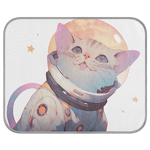 FRODOTGV Kätzchen Astronaut Haustier coole Decke für Haustiere, Tiere, Zwinger, Sommer Hundekäfig Pad Wiederverwendbare Ice Cool Pads, Medium von FRODOTGV