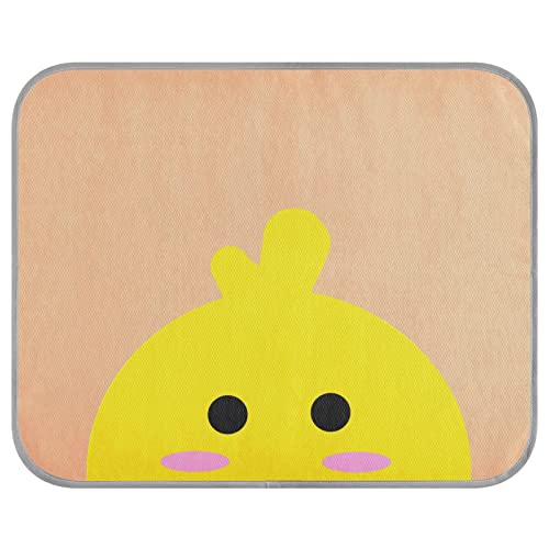 FRODOTGV Orange Cute Chick Ice Cool Pads Washable Cool Bed Mats Summer Pet Cool Blanket for Cats Pets Kennels Animals,Medium von FRODOTGV