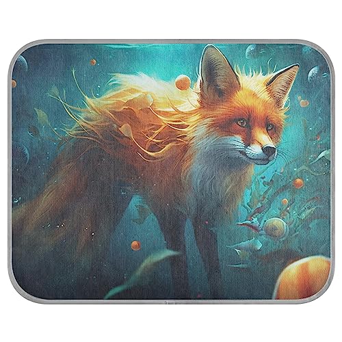 FRODOTGV Small Fish Weird World Ice Cool Pads für Katzen, Zwinger, Tiere, kühlende Sommer-Isomatte, wiederverwendbar, Größe S von FRODOTGV