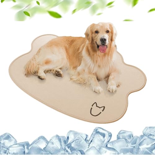 FRYSKY Neu Kühlmatte Hund, Kühlmatte für Den Sommer, Hundekühlmatte für Hund & Katze, Selbstkühlende Matte für Haustiere, Summer Pet Ice Pad Abrieb- und Bissfest Natürliche Kühlung von FRYSKY