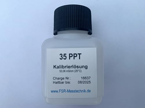 FSRTOP 35 PPT 50 ml Kalibrierlösung Kalibrierflüssigkeit Eichlösung Pufferlösung für Salzwasser Meerwasser Messgeräte von FSRTOP