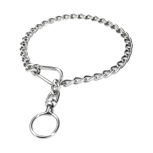 3 mm x 55 cm verstellbares Edelstahl-Hundehalsband, kurze Kette, Haustier-Leine, Verlängerungskette, robuste Hunde-Halskette, Haustier-Leinenverlängerung, Metall, Hundeleine für Training 3 mm x 55 cm verstellbares Edelstahl-Hundehalsband, kurze Kette, Haustier-Leine, Verlängerungskette, robuste Hunde-Halskette, Haustier-Leinenverlängerung, Metall, Hundeleine für Training von FSSTUD